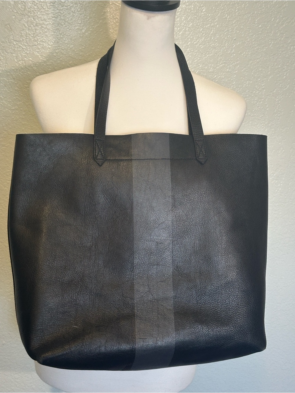 Madewell Transport Tote Large Black Gray GUC - Picture 6 of 7